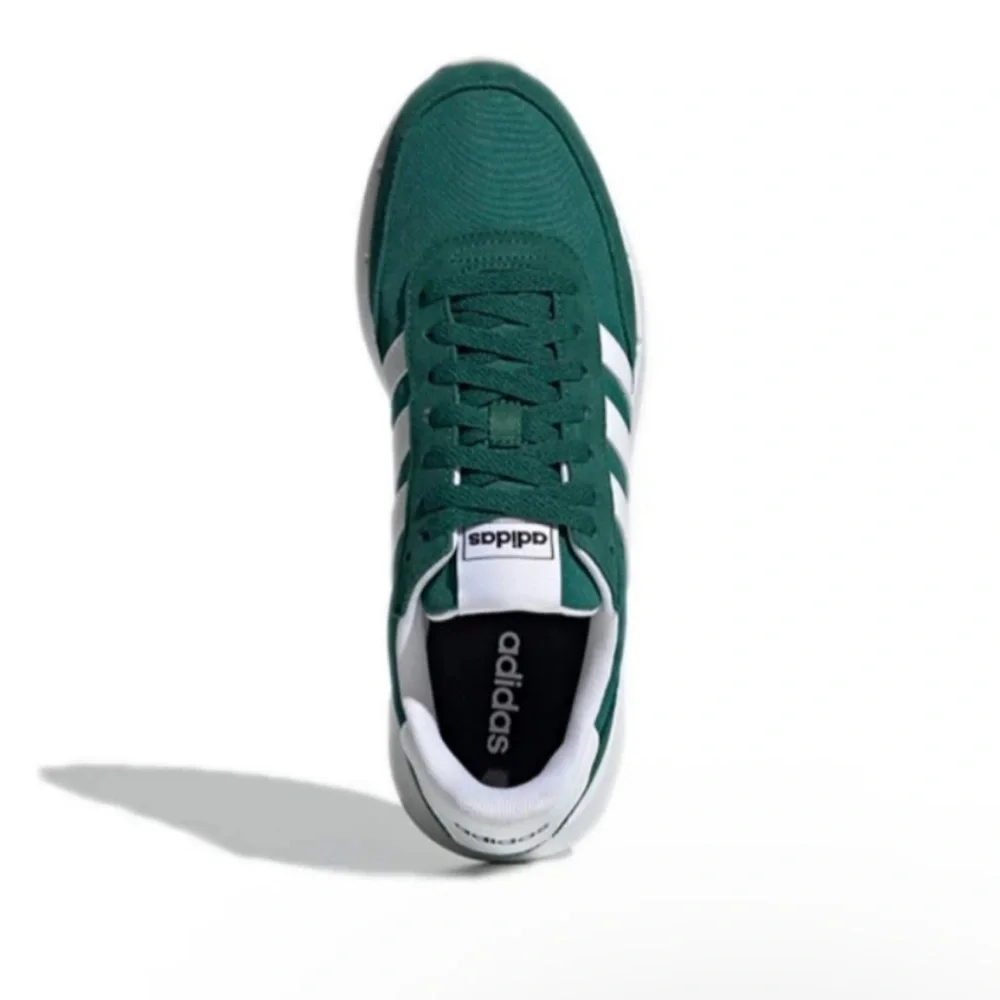 Adidas Men's Run 60s 2.0 Green & White Shoes Sz 10 NEW!